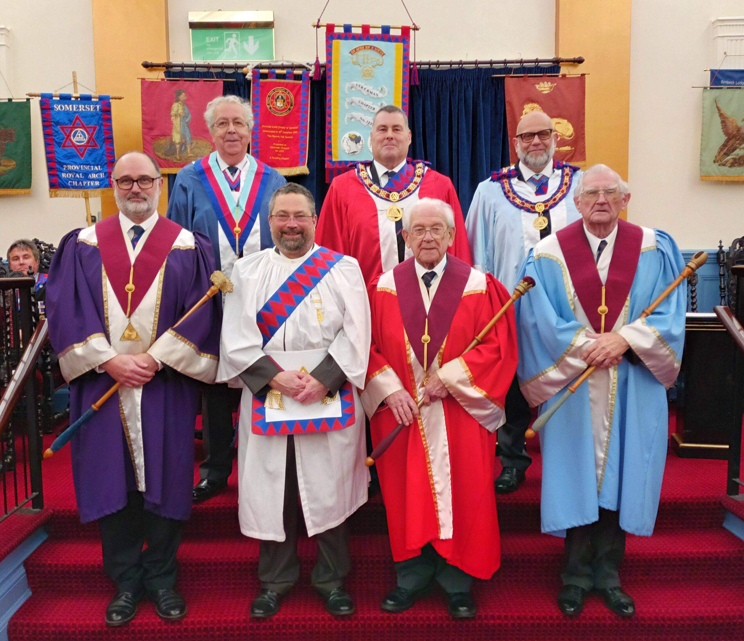 Provincial Team in action at Inkerman Nov 2021 Provincial Grand